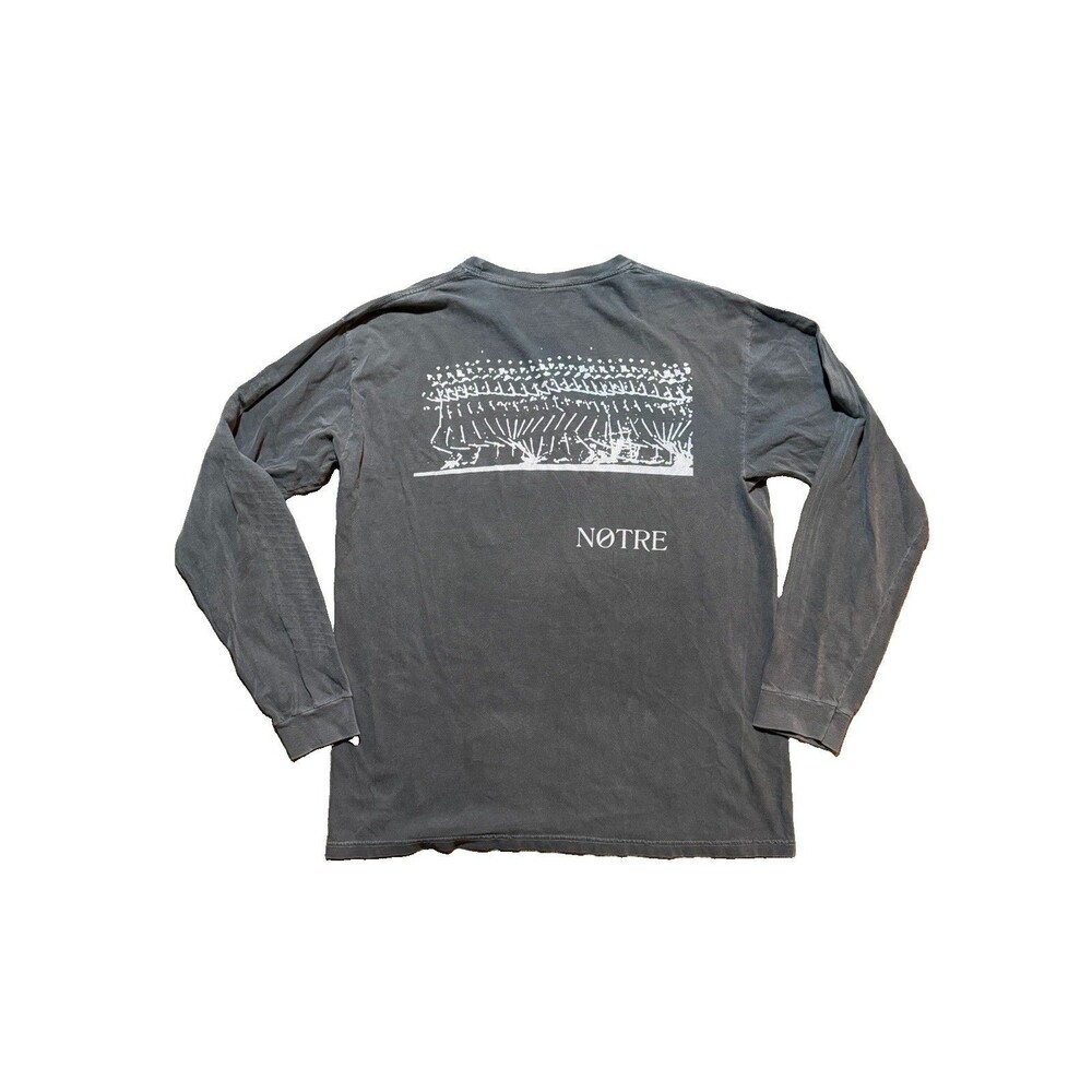 Nike x Notre Chicago Gray Graphic T-Shirt Size Large